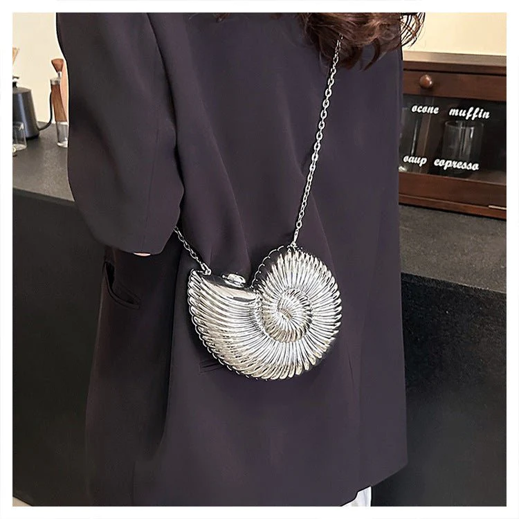 Unique Chic Conch Shell Inspired Clutch Bag (MAC311) - Image 19