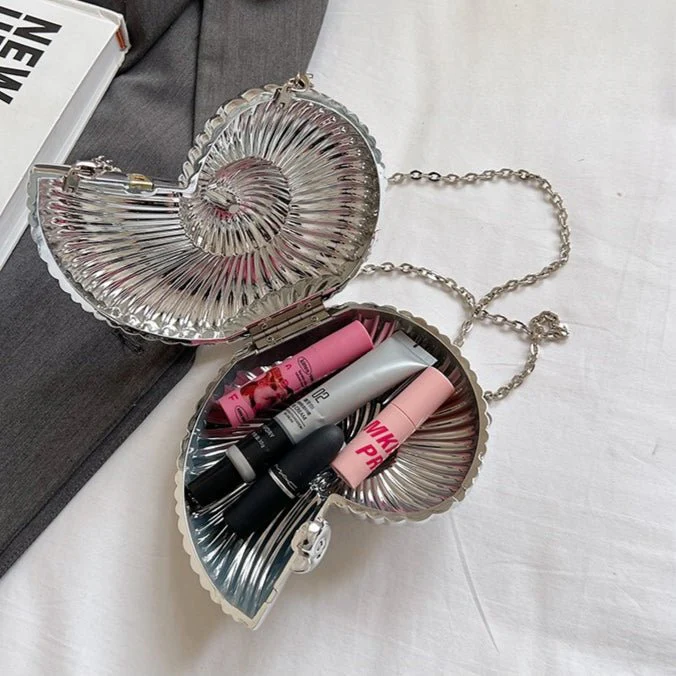 Unique Chic Conch Shell Inspired Clutch Bag (MAC311) - Image 8