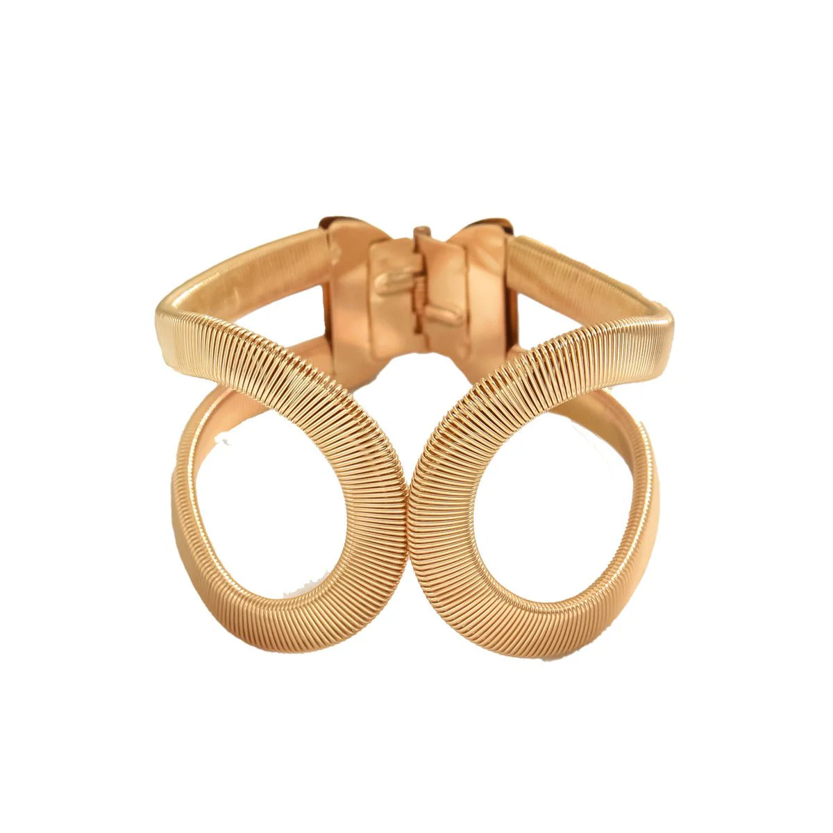 Unique Coil Spring Bangle Statement Wrist Accessory (MAC416) - Image 4