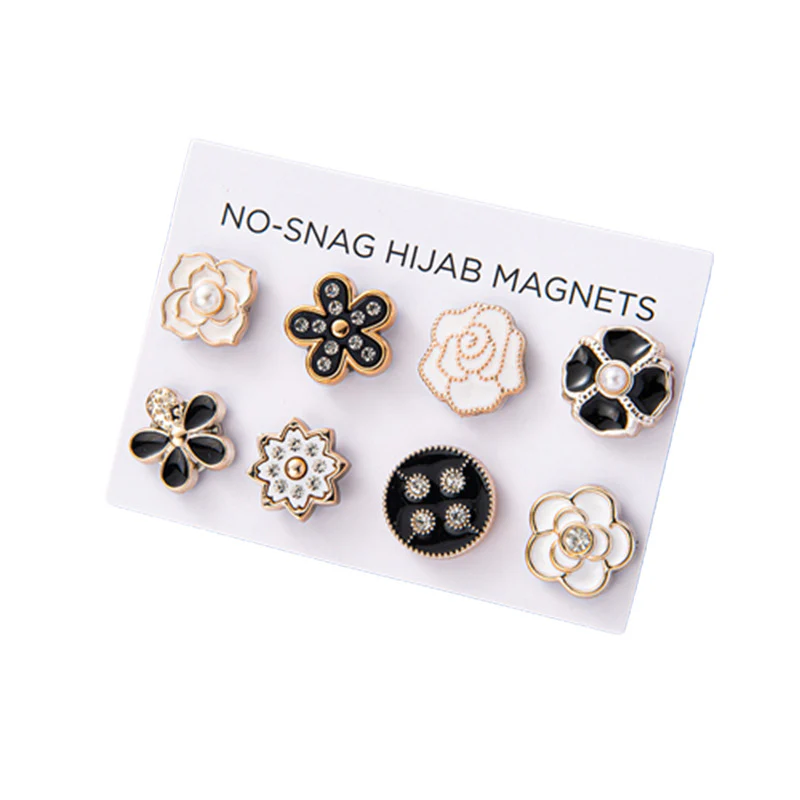 Versatile Allure Floral Magnetic Hijab Clasp (MAC338) - Image 4