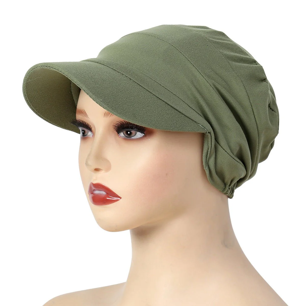 Versatile Hijab, Bottom Hat with Brim (MH108) - Image 11