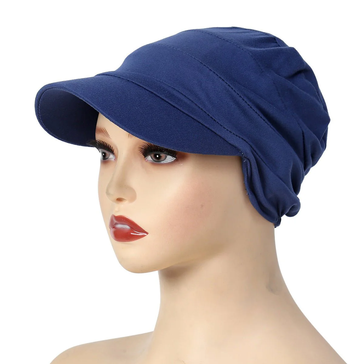 Versatile Hijab, Bottom Hat with Brim (MH108) - Image 12