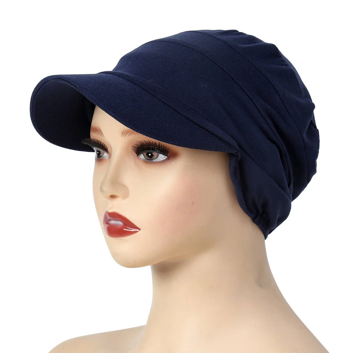 Versatile Hijab, Bottom Hat with Brim (MH108) - Image 13