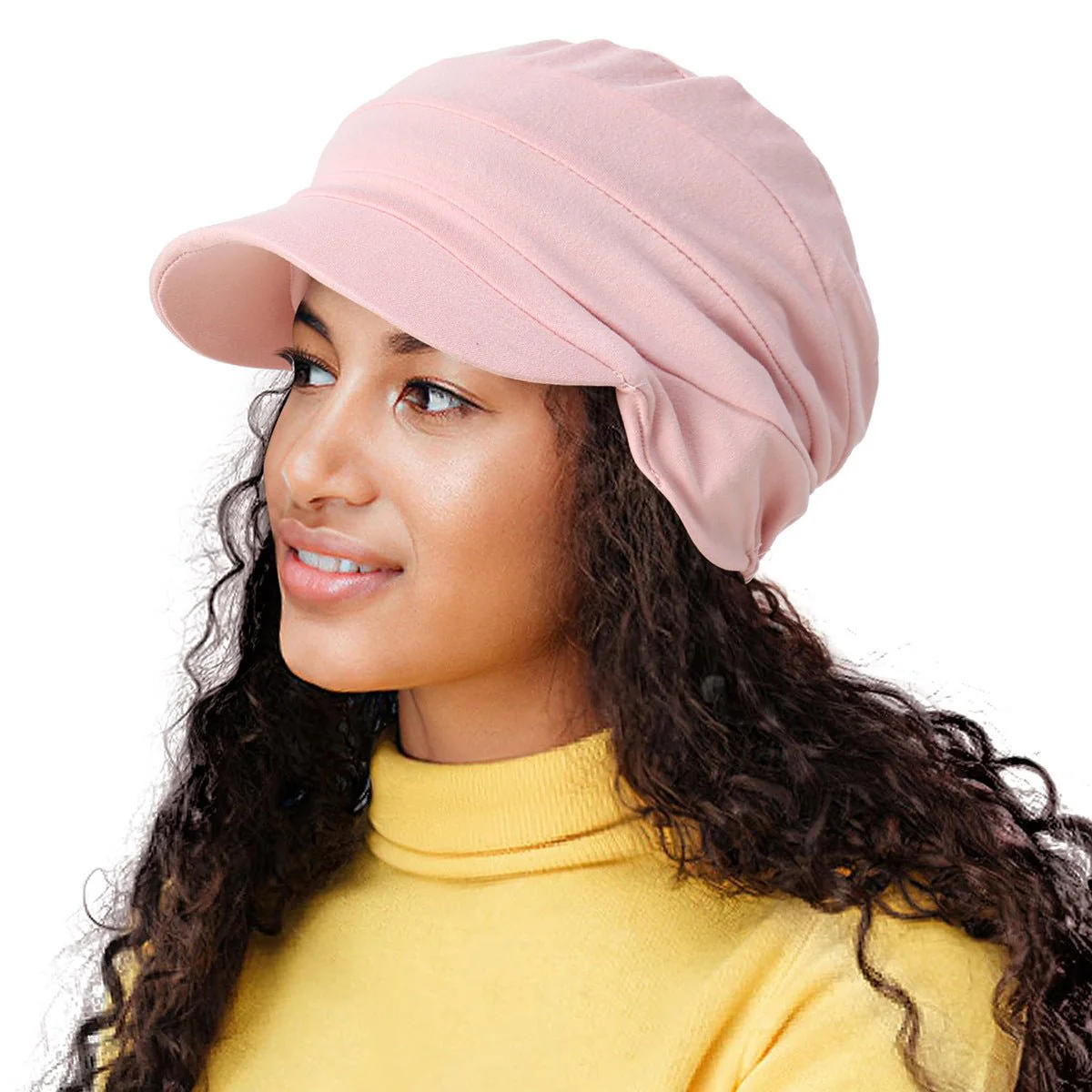 Versatile Hijab, Bottom Hat with Brim (MH108) - Image 3