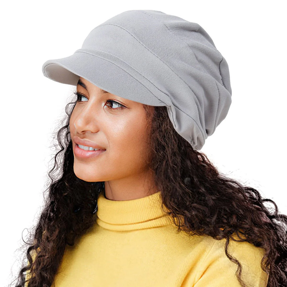 Versatile Hijab, Bottom Hat with Brim (MH108) - Image 5