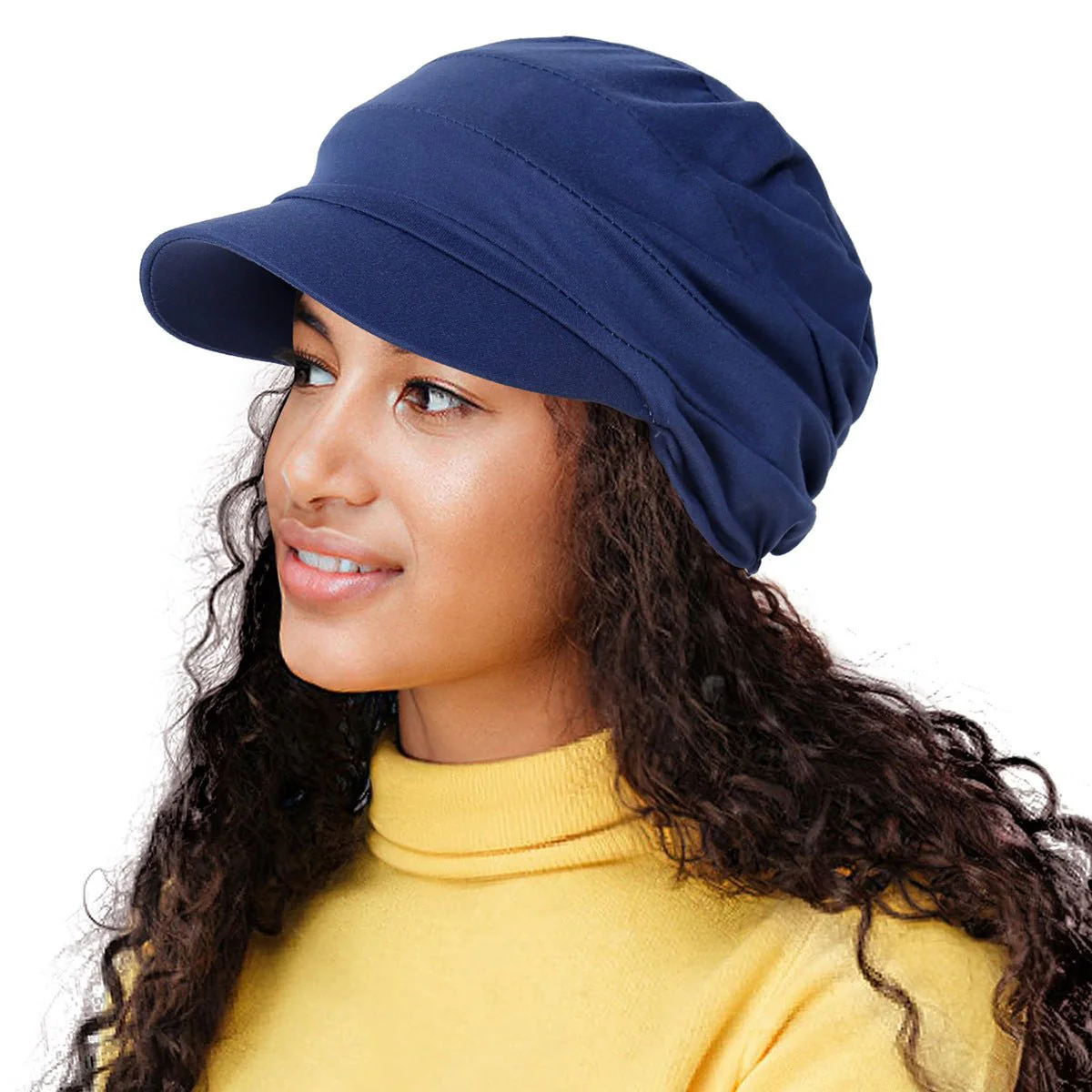 Versatile Hijab, Bottom Hat with Brim (MH108) - Image 7