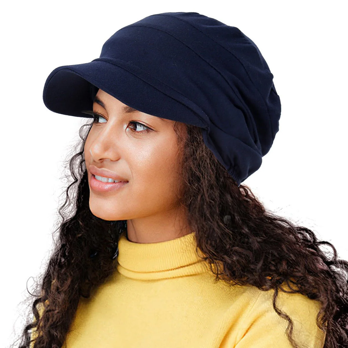 Versatile Hijab, Bottom Hat with Brim (MH108) - Image 8