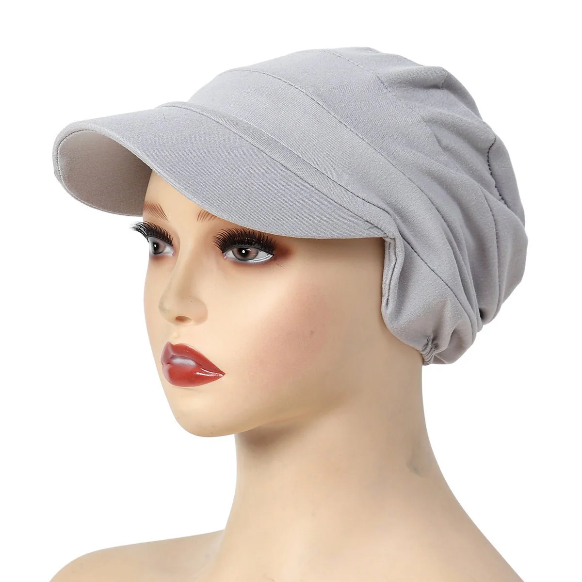 Versatile Hijab, Bottom Hat with Brim (MH108) - Image 9