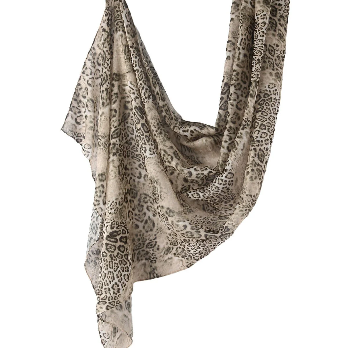 Versatile Leopard Print Fashionable Hijab (MH164) - Image 12