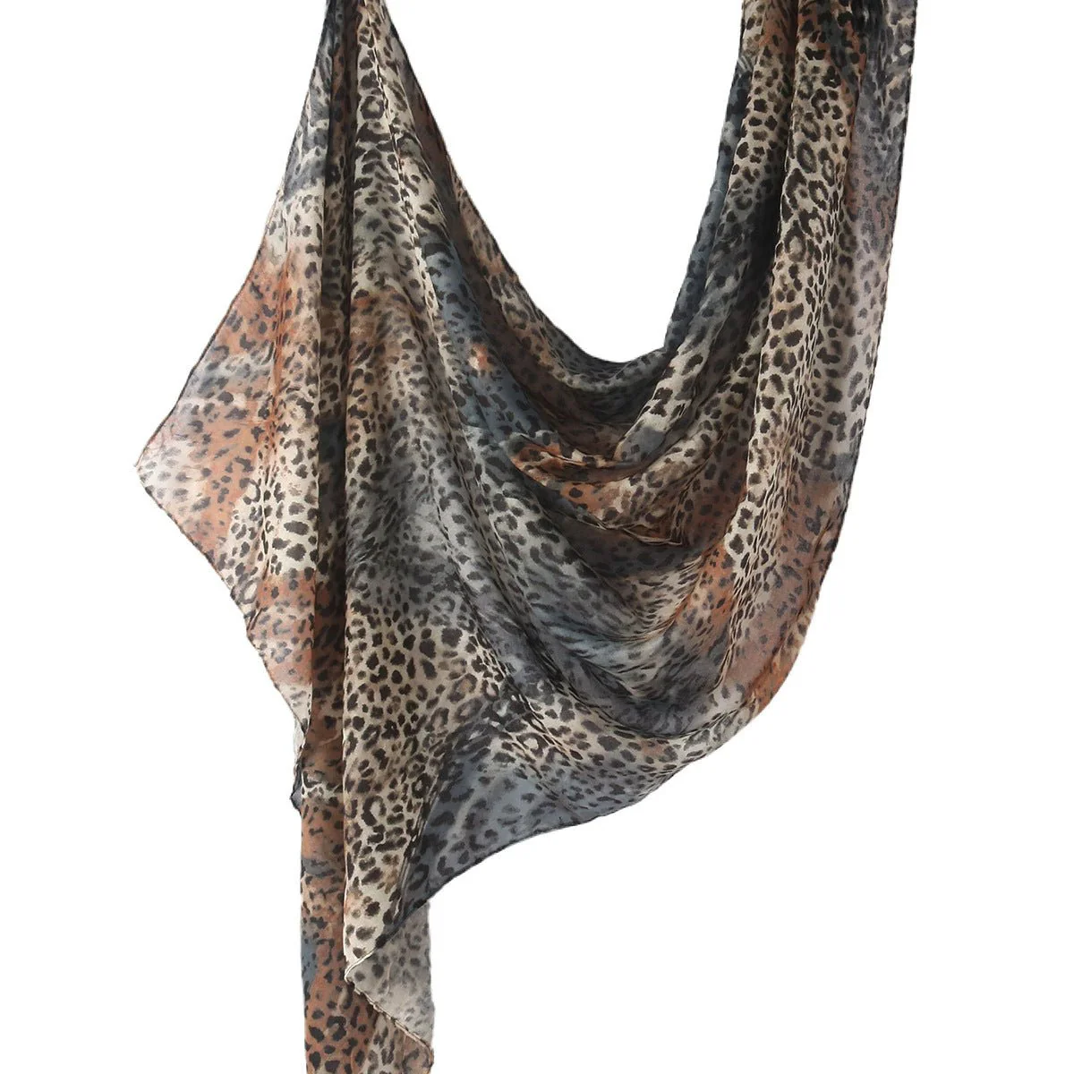 Versatile Leopard Print Fashionable Hijab (MH164) - Image 14