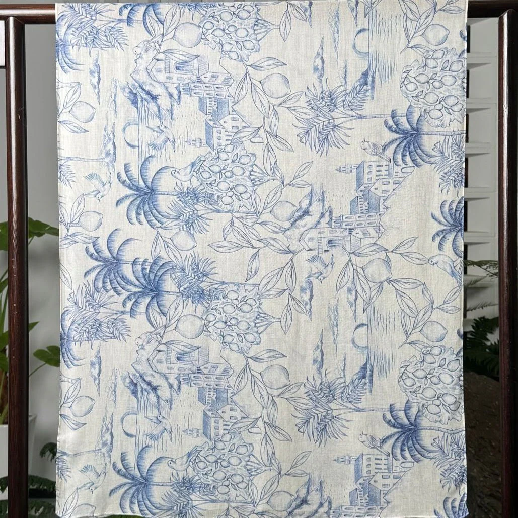 Versatile Watercolor Print Headscarf Soft Breathable Hijab (MH165) - Image 8