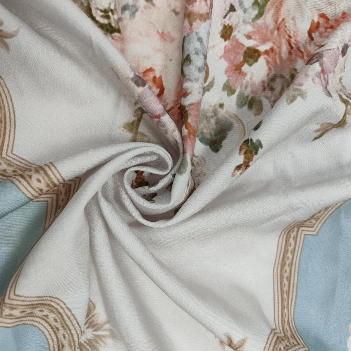 Vintage Floral Maxi Dress | V-Neck Long Sleeve Victorian Style Dress(MA378) - Image 8