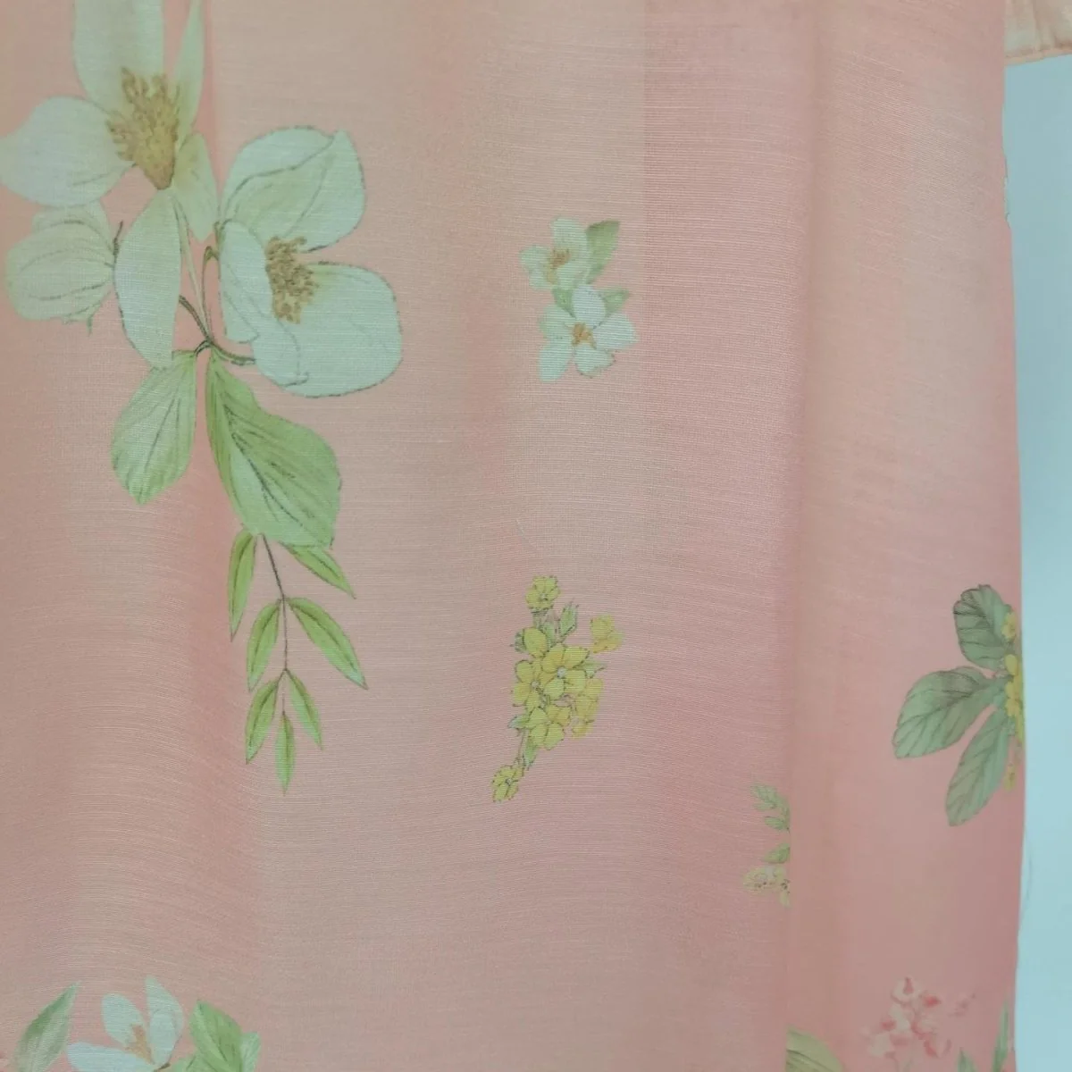 Vintage Floral Print Dress with Ruffle Collar(MS357) - Image 11