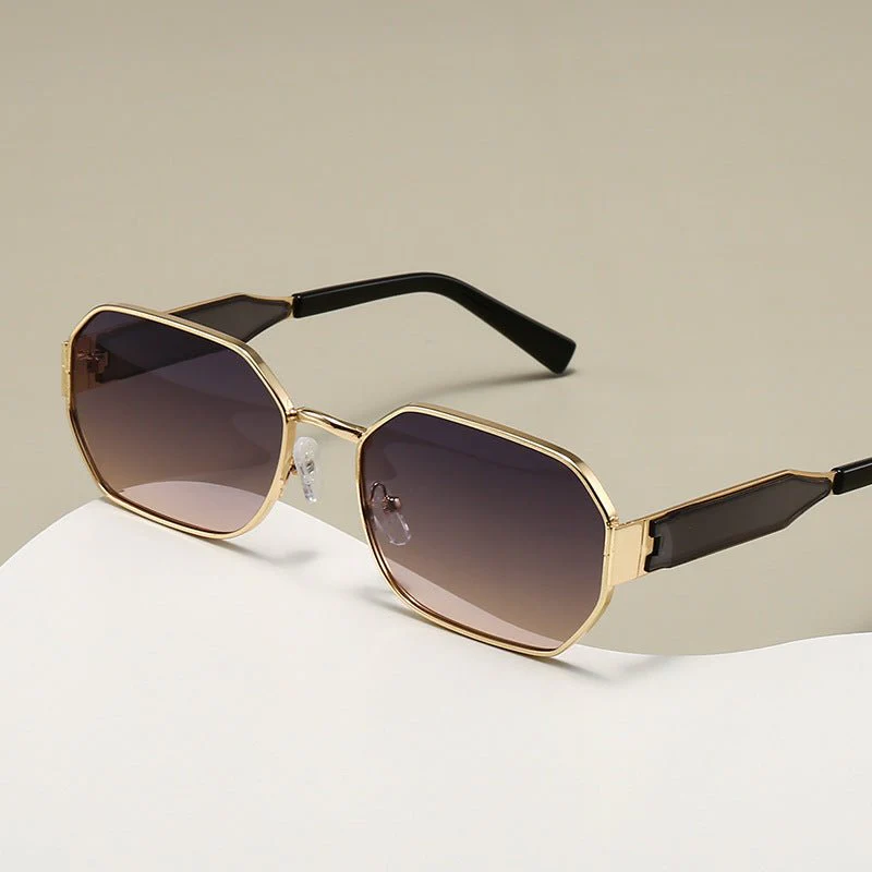 Vintage Narrow Frame Sunglasses – Retro Chic Accented Lenses for Women (MAC262) - Image 4