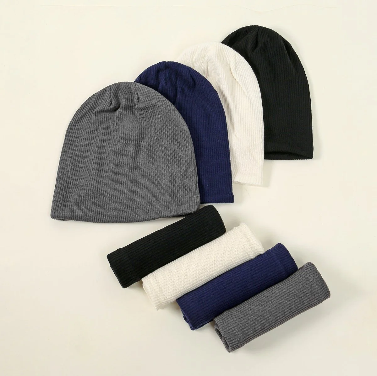 Warm Knit Beanie with Looped Scarf Set (MAC299) - Image 11