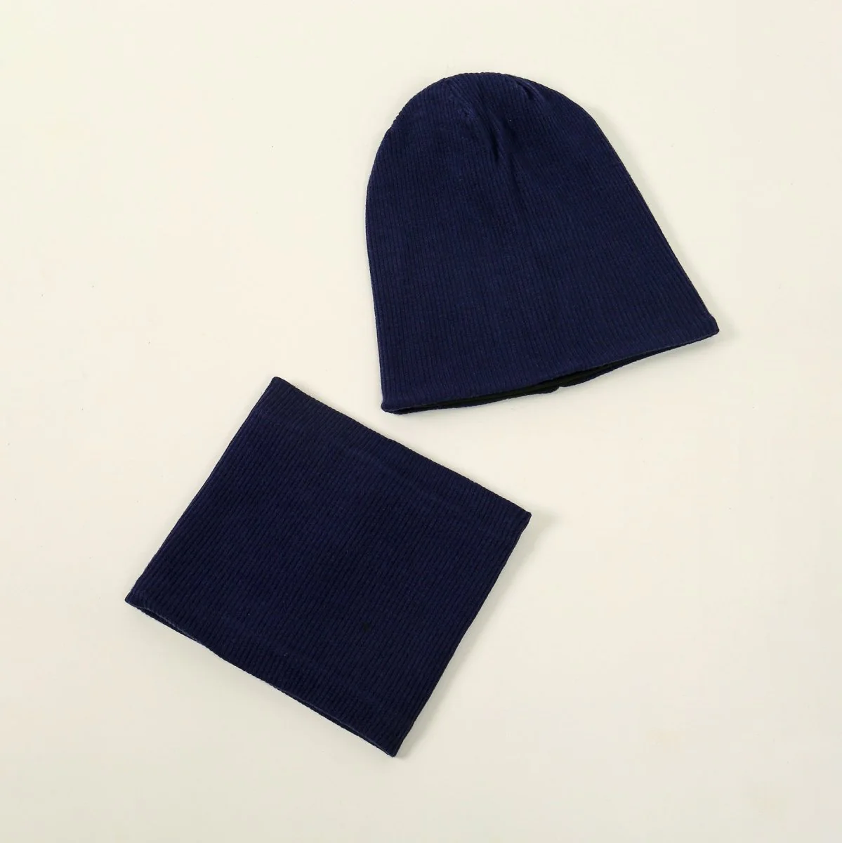 Warm Knit Beanie with Looped Scarf Set (MAC299) - Image 13