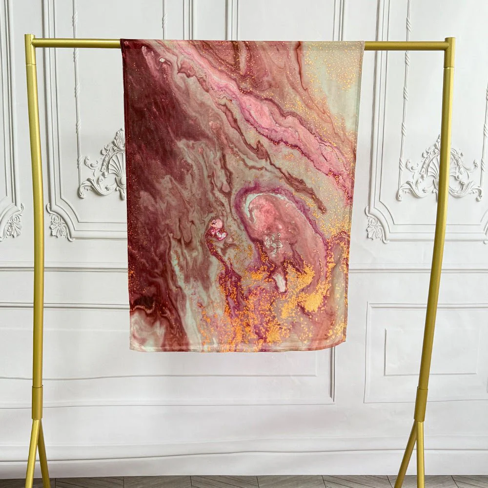 Watercolor Artistic Modal Hijab with Painted Floral Motifs (MH144) - Image 40
