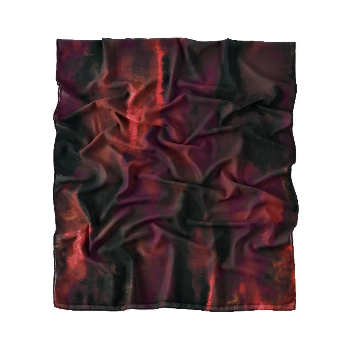 Watercolor Artistry Ethereal Print Hijab (MH176) - Image 5