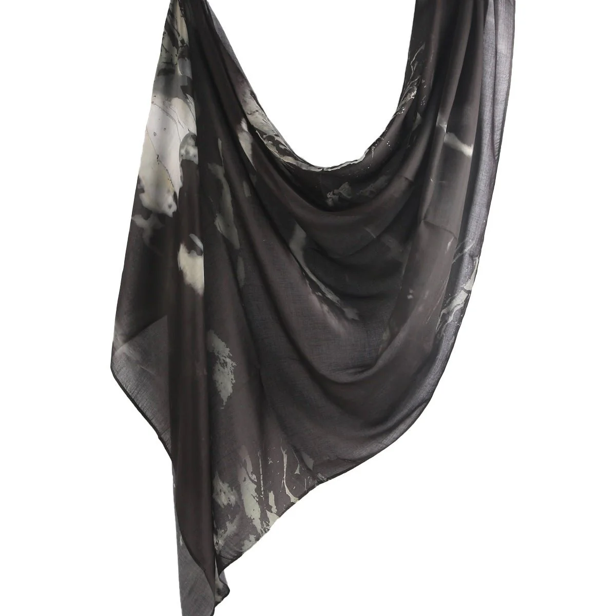 Watercolour Floral  Printed Hijab (MH103) - Image 10