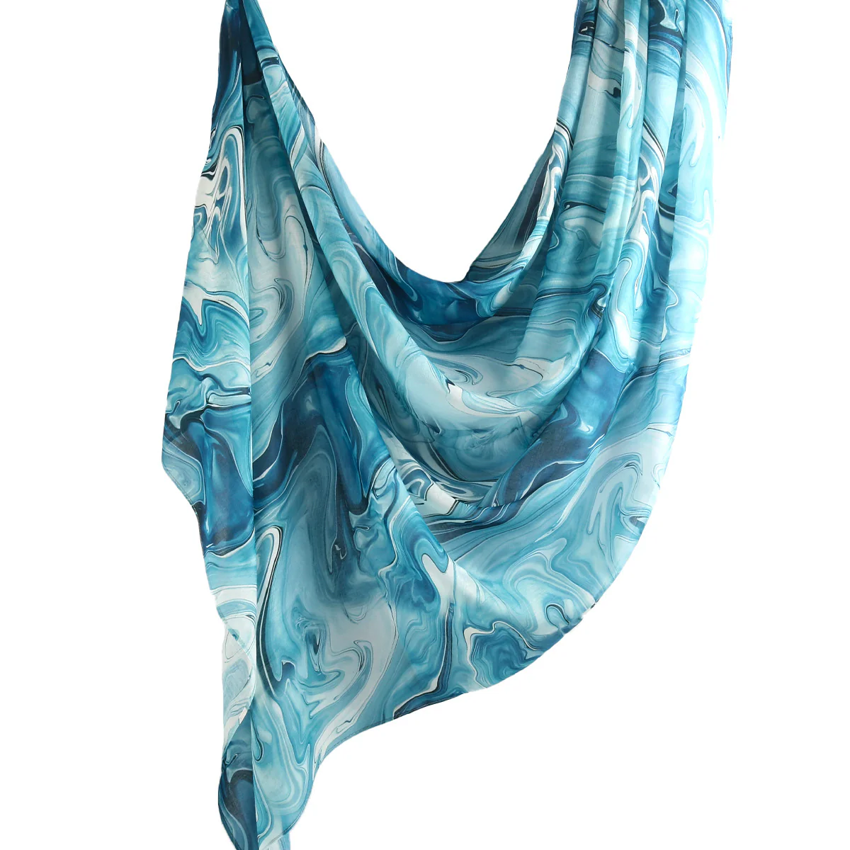 Watercolour Floral  Printed Hijab (MH103) - Image 19