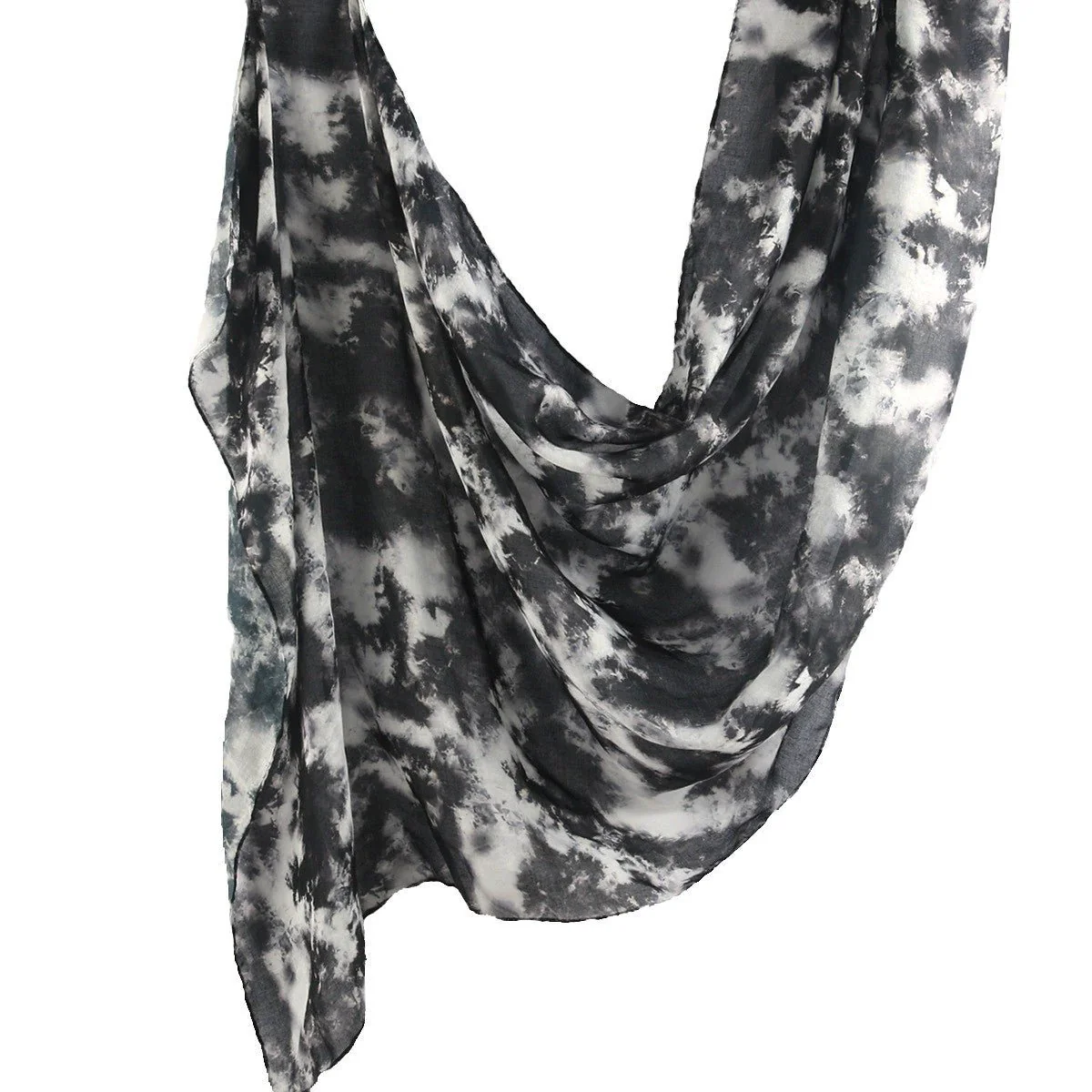 Watercolour Floral  Printed Hijab (MH103) - Image 23