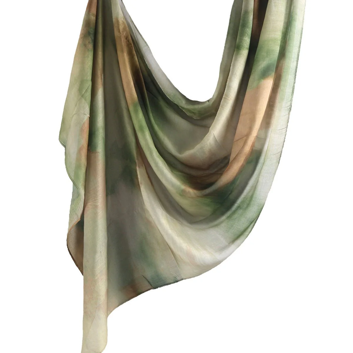 Watercolour Floral  Printed Hijab (MH103) - Image 7