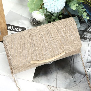 Women's Glitter Pleated Evening Clutch(MAC428) - Image 3