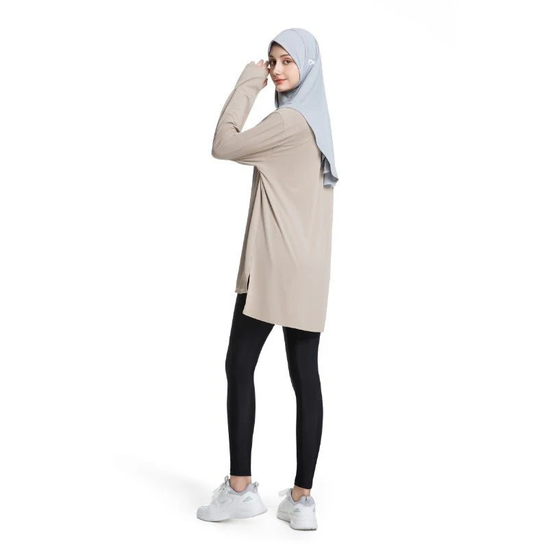 Women's Quick Dry Half Zip Running Top(MS115) - Image 14