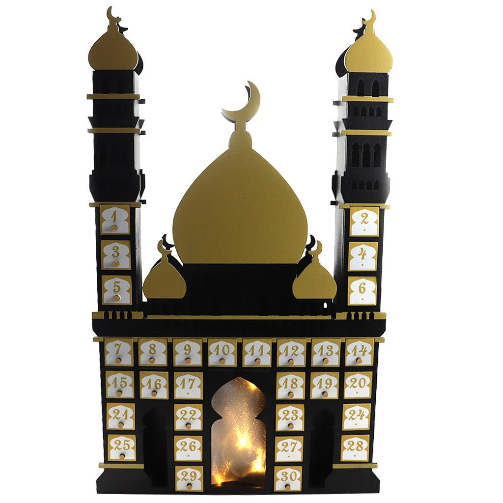Wooden Arabic Castle Ramadan Countdown (MAC384) - Image 6