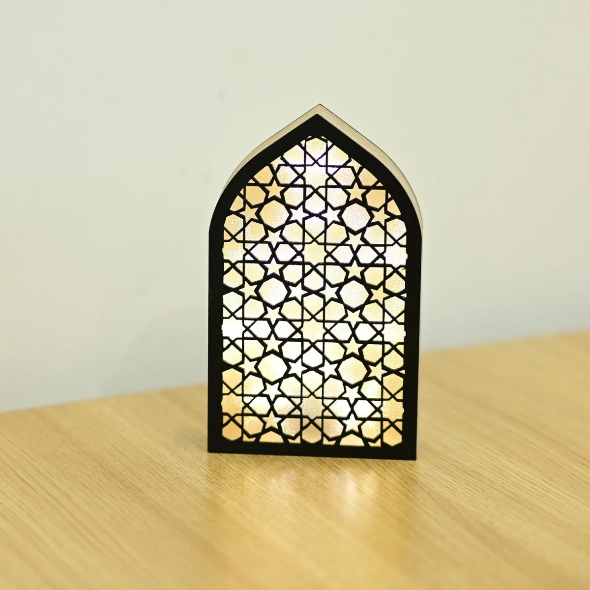 Wooden Light Up LED Gift Eid Decoration (MR070) - Image 4