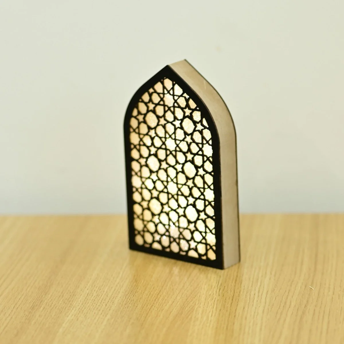 Wooden Light Up LED Gift Eid Decoration (MR070) - Image 6